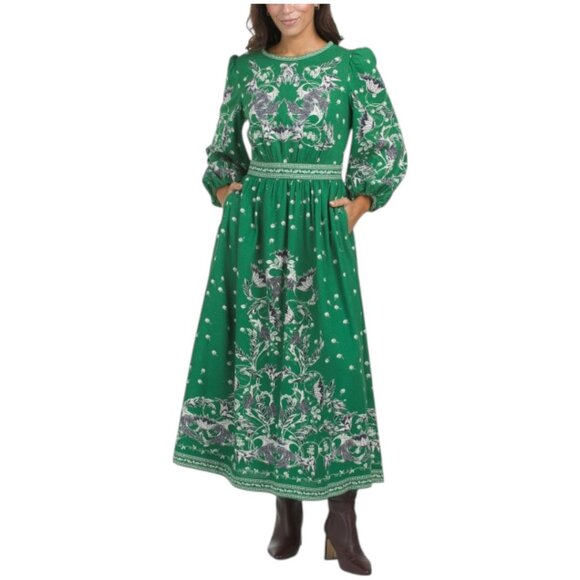 MAX STUDIO Balloon Sleeve Maxi Dress - Picture 1 of 3